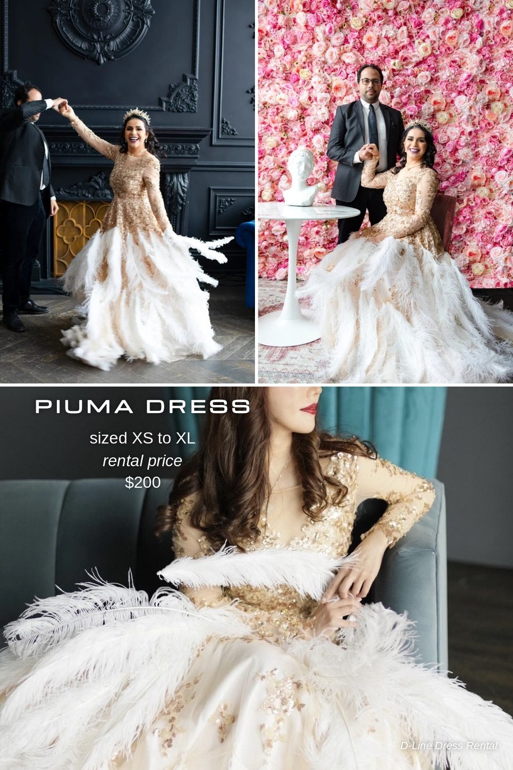 Piuma gown